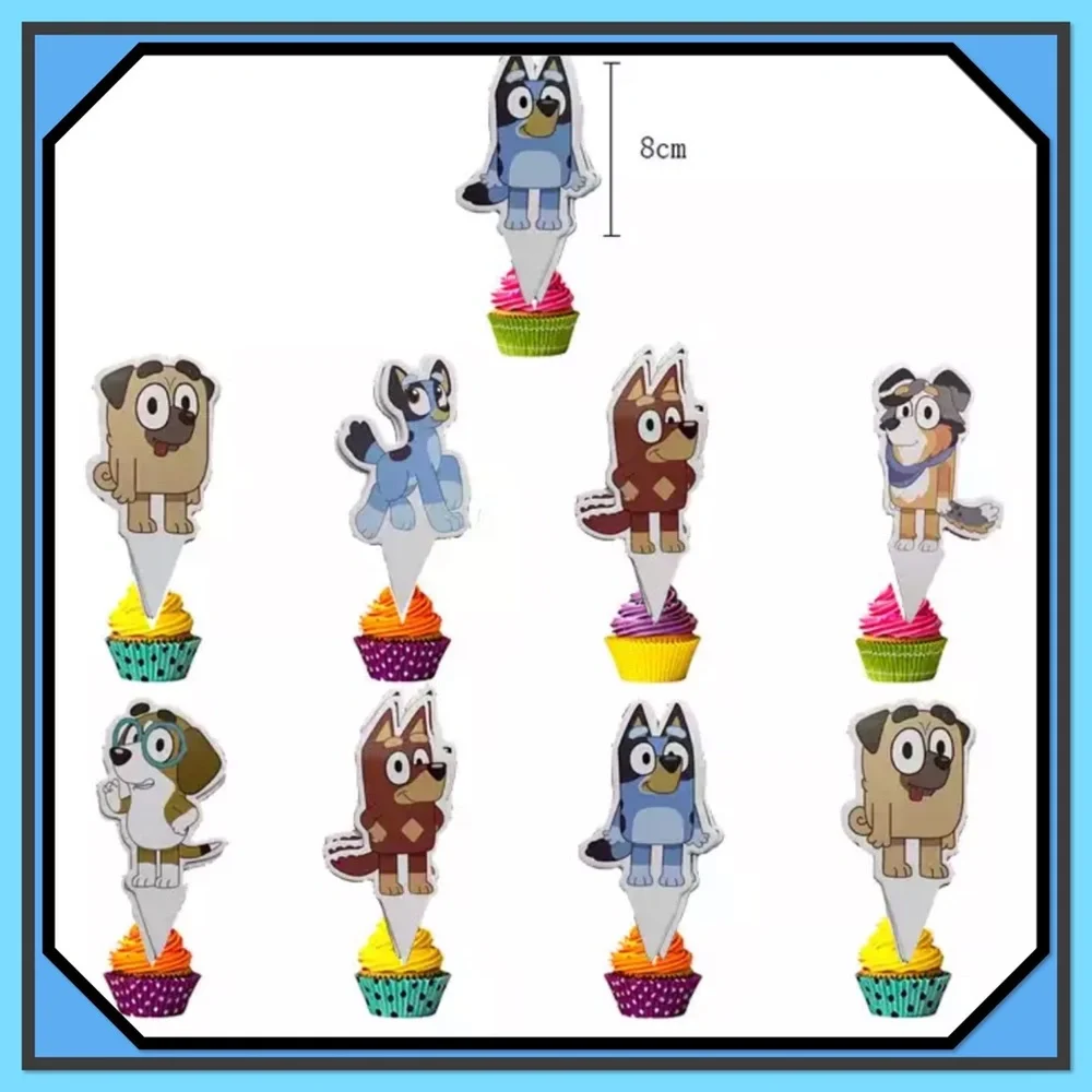 🎉New🎉Bluey & Bingo Birthday Cake or Cupcake Toppers🎉